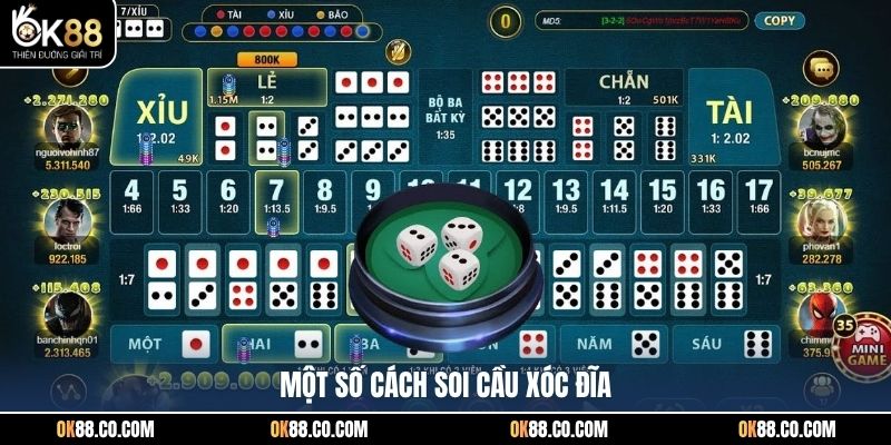 Một số cách soi cầu xóc đĩa
