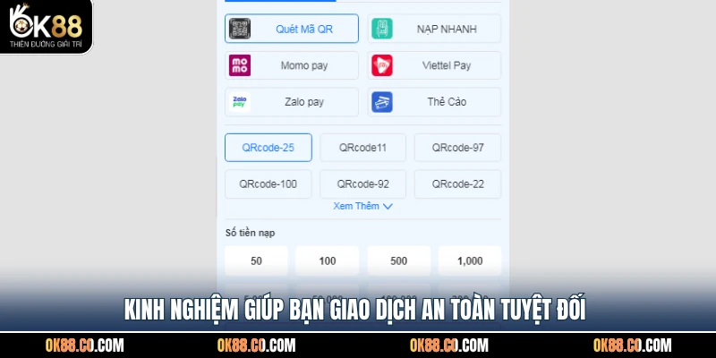 Kinh nghiệm giúp bạn giao dịch an toàn tuyệt đối