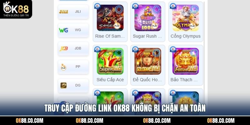 Truy cập đường link OK88 không bị chặn an toàn