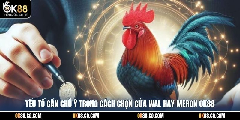 Yếu tố cần chú ý trong cách chọn cửa Wala hay Meron OK88